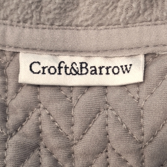 Croft & Barrow sleet gray knit vest - Picture 4 of 6